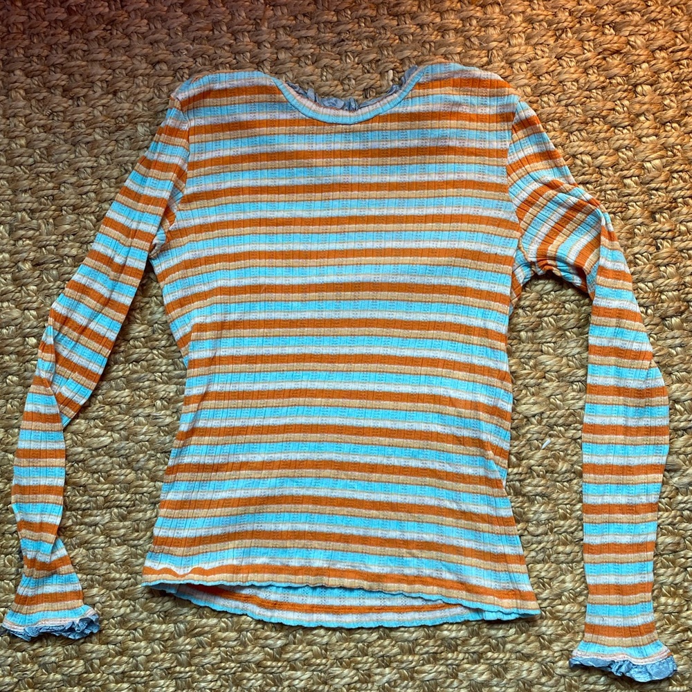 Stine Goya fitted long sleeve top in size small